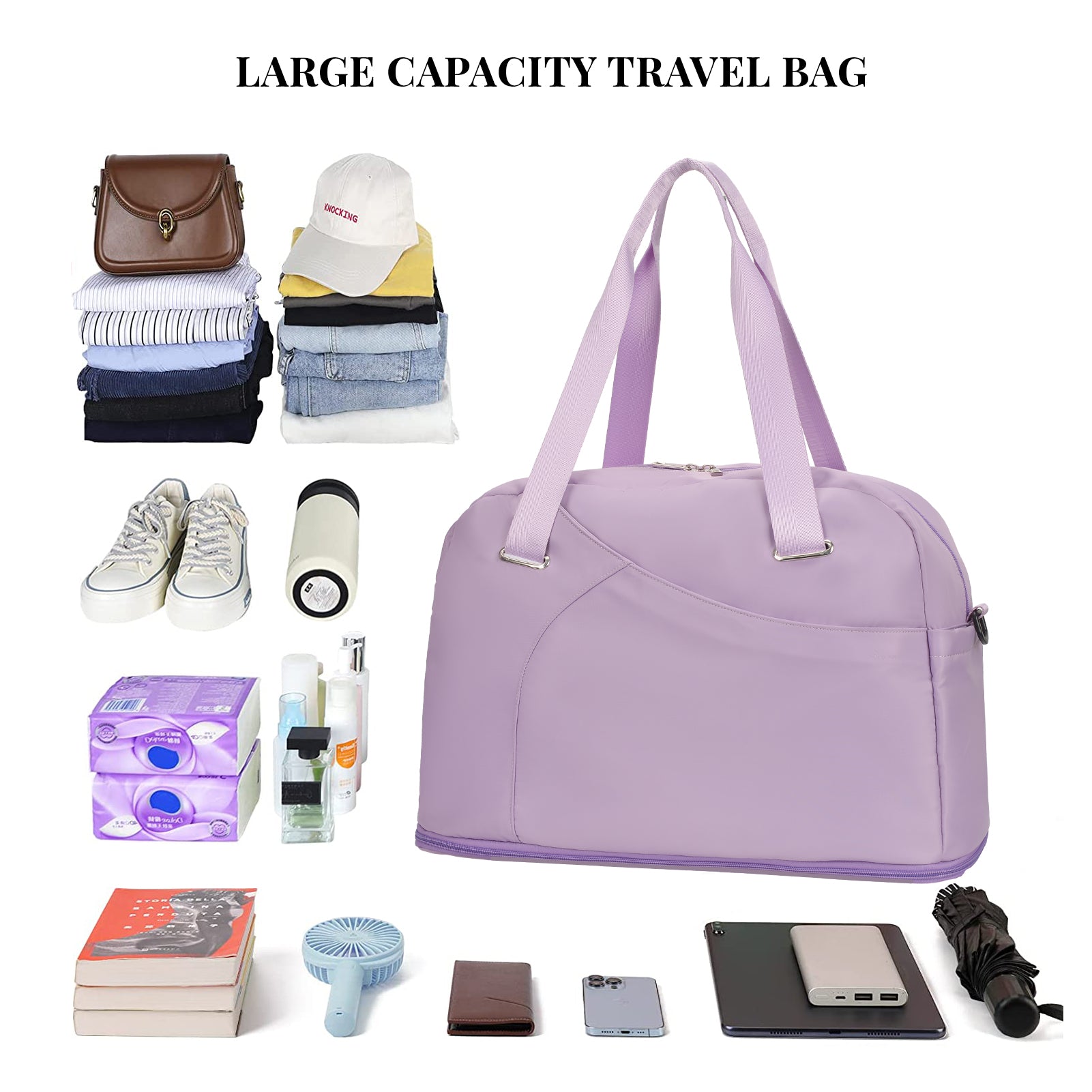 Hp hope Travel Duffel Bag for Women,