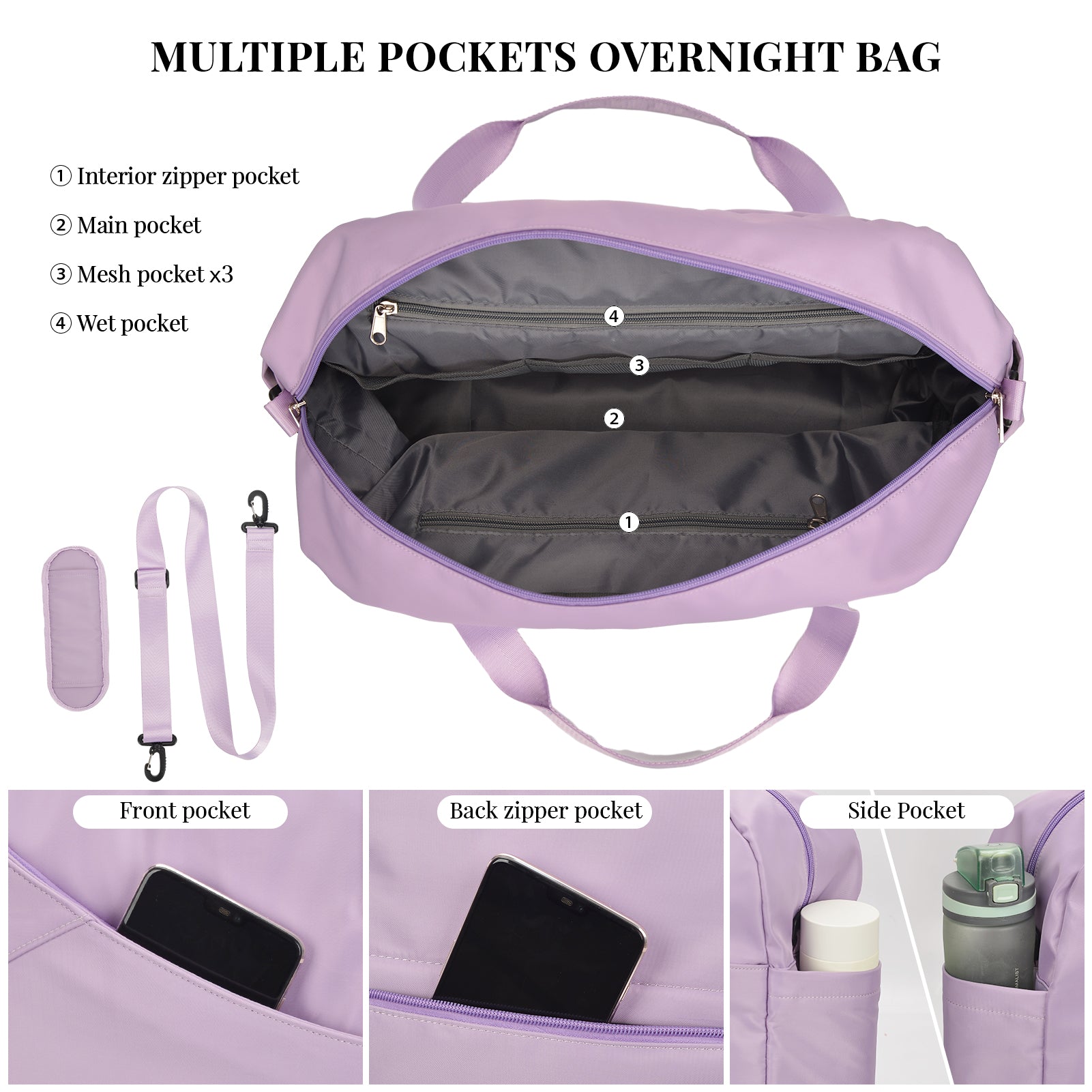 Hp hope Travel Duffel Bag for Women,