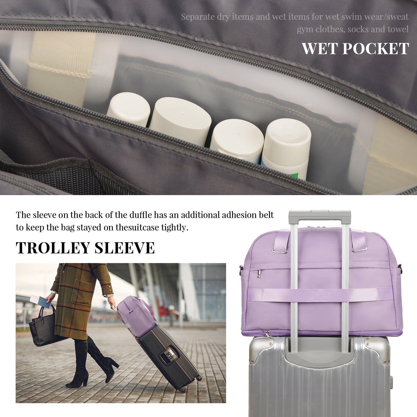 Hp hope Travel Duffel Bag for Women,