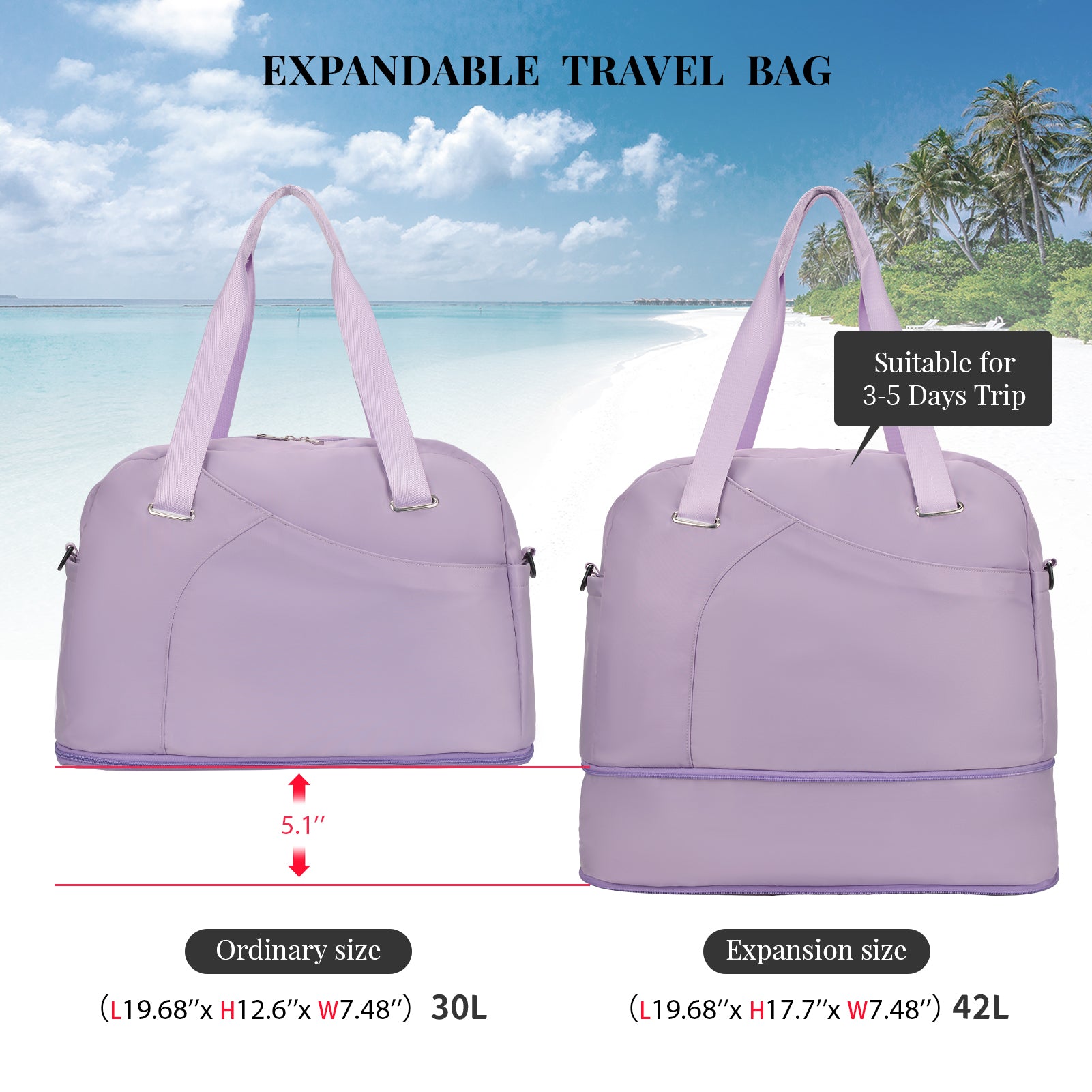 Hp hope Travel Duffel Bag for Women,